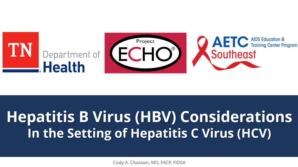 HBV Considerations in the Setting of HCV