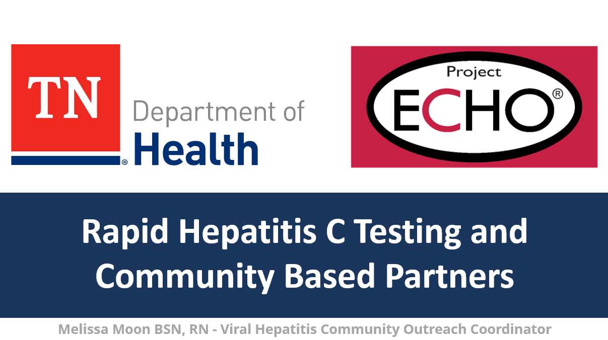 Rapid HCV Testing & Community-Based Partners