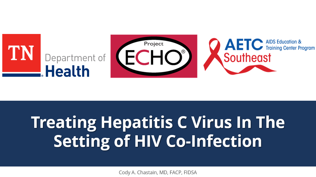 Treating HCV in the Setting of HIV Co-Infection 