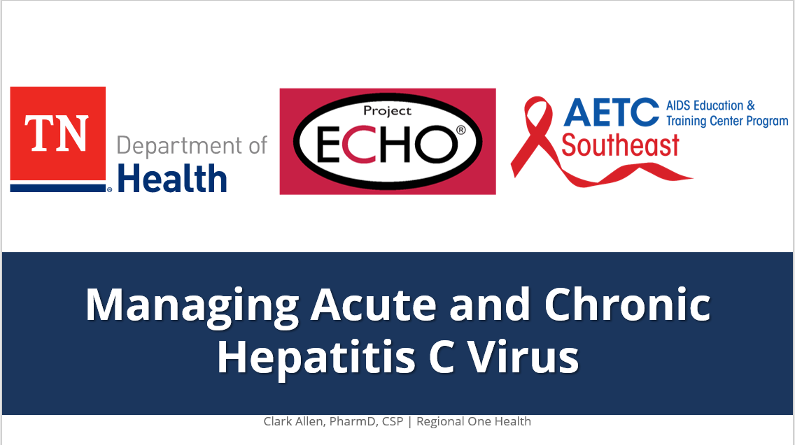 Managing Acute and Chronic HCV