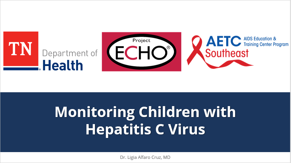 Monitoring Children with Hepatitis C Virus